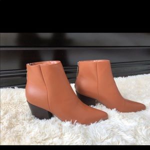Brown ankle boots
